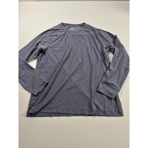 Rhone Men's Long Sleeve Reign Tee Blue Large Workout